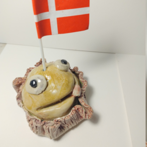 Fr�kage 1, h�ndformet fr� til f�dselsdagsflag