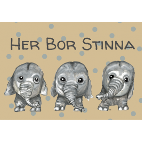 Navne plakat til vrelset 