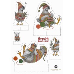 H�nsestrik kravlenisser � 2 ark