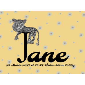 Navne dyr med farvet bagrund 