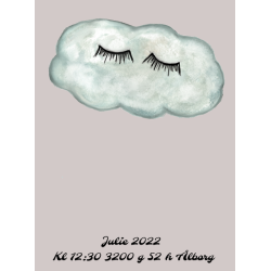 Fingeraftryks plakat lille Sky  