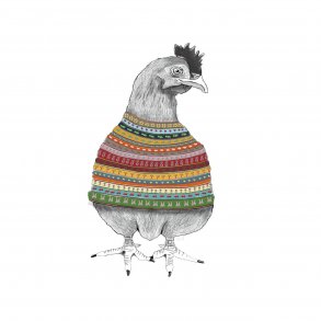 Hønse strik / Strik