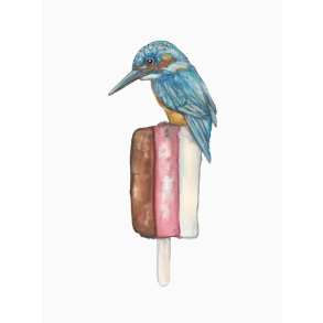 Isfugl p trefarvet is 