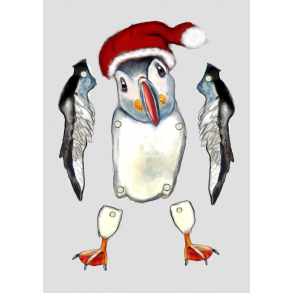 Spapegje jule klip . pakke m/ 5 kort 