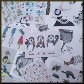 Postkort A6 , Pakke med 10 Stk. 